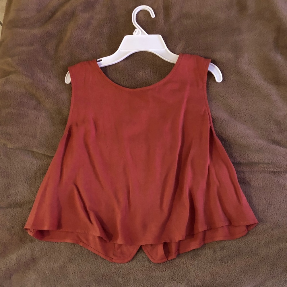 Rustic Orange Crop Top